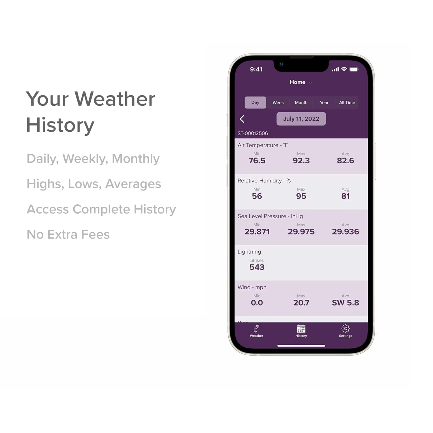 Tempest Weather Station with Built-in Wind Meter  Rain Gauge  and Accurate Weather Forecasts  Wireless  App and Alexa Enabled
