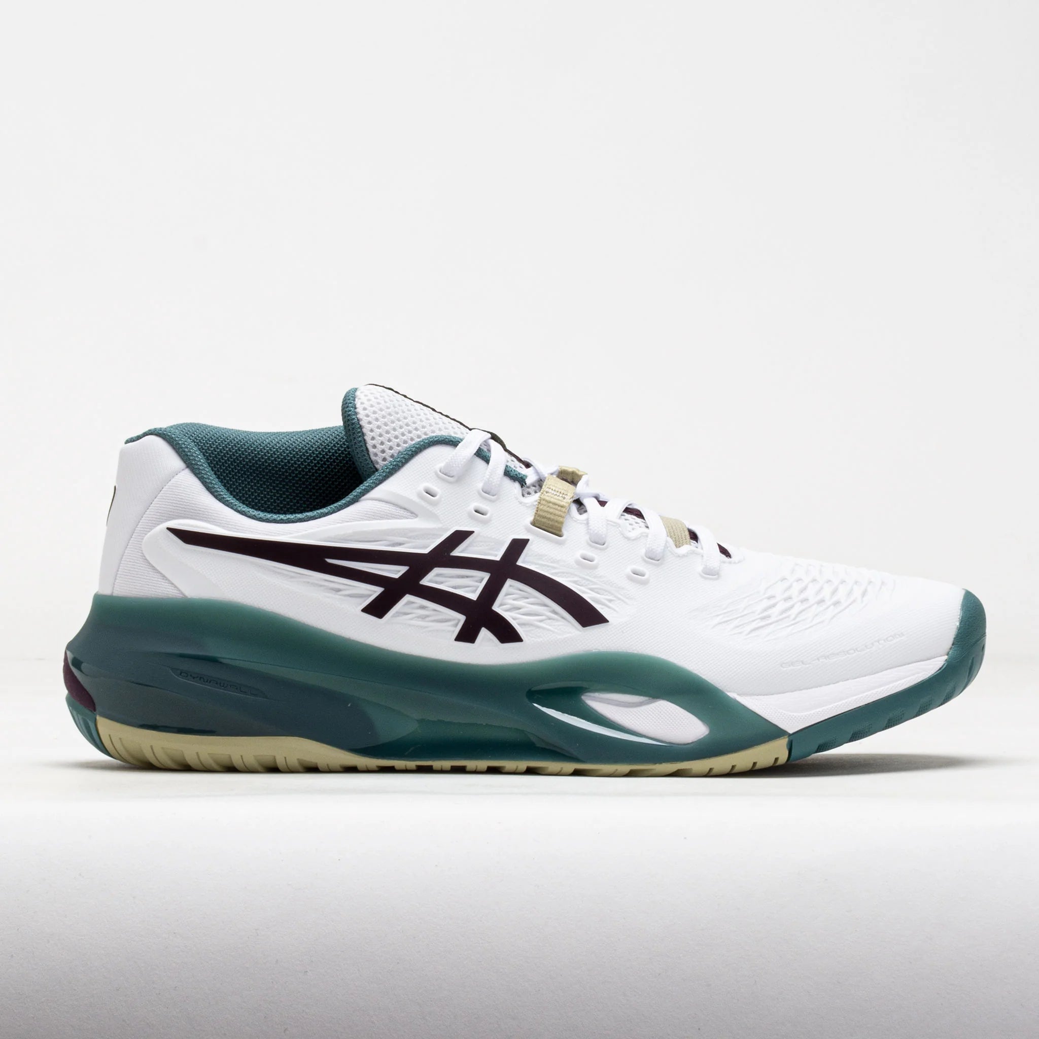 ASICS GEL-Resolution X Men's White/Dark Aubergine