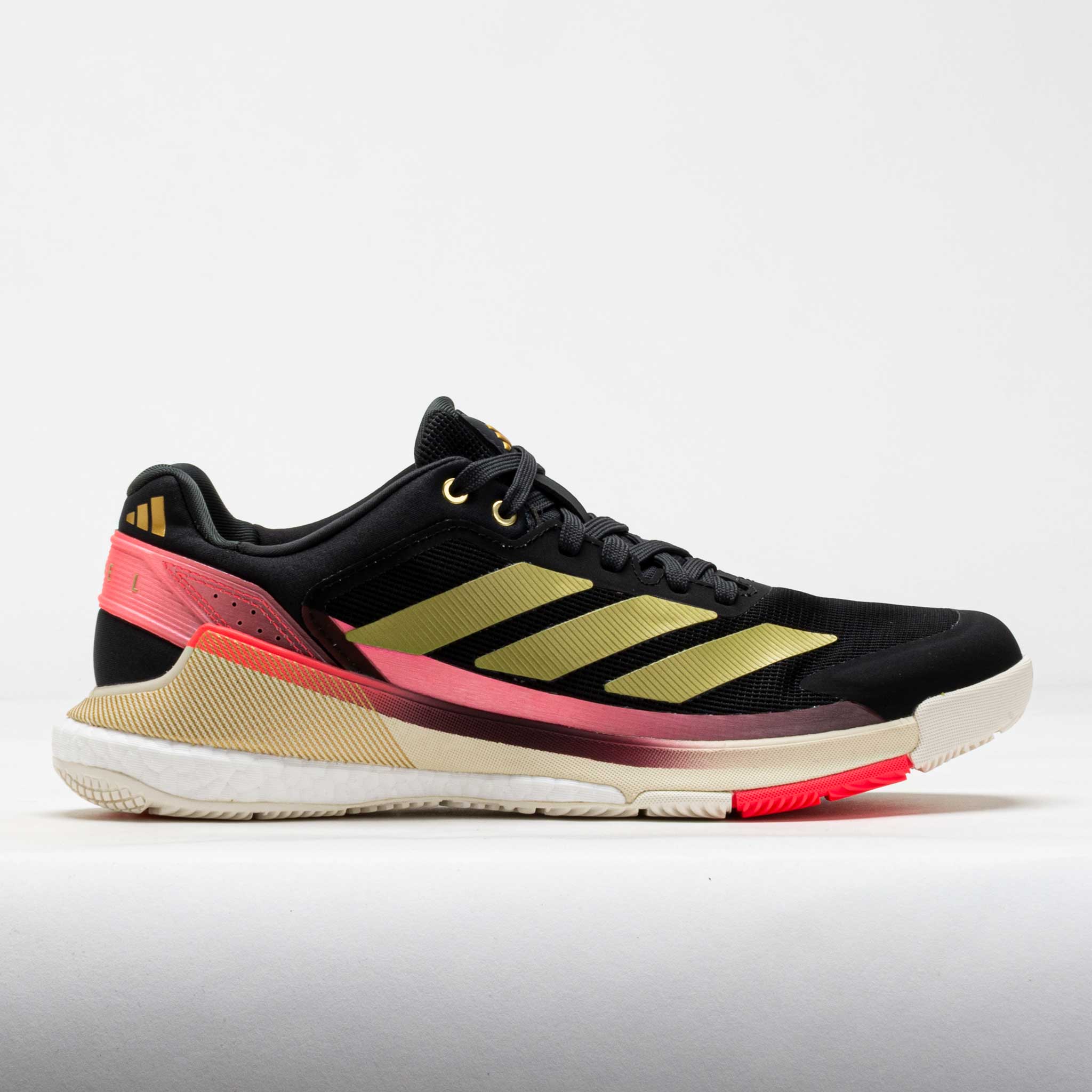 adidas CrazyQuick Boost Padel Men's Black/Gold Metallic/Solar Turbo