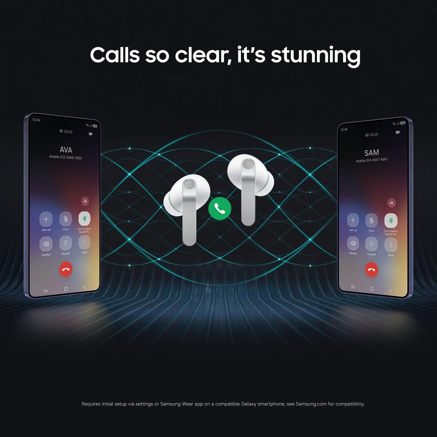 Samsung Galaxy Buds 4 Pro (2026) AI True Wireless Bluetooth Earbuds  Hi-Res Audio  2-Way Speaker  ANC 2.0  Optimized Comfort  IP57  Live Translation  Black US Version  2 Yr Warranty