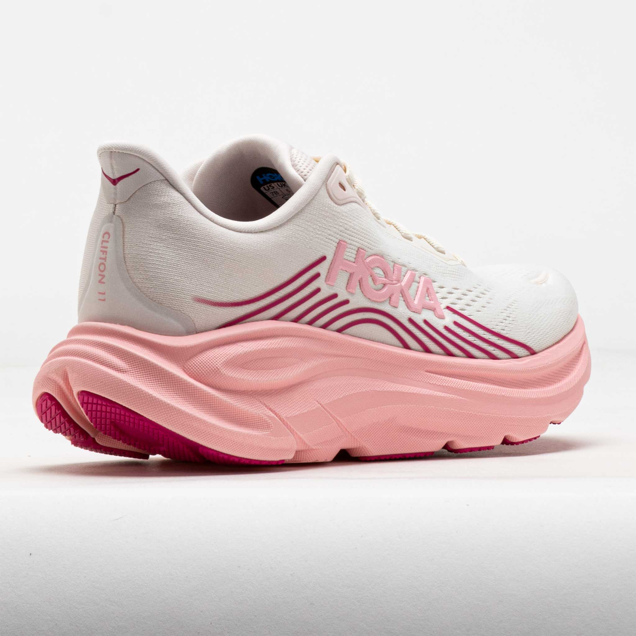 HOKA Clifton 11 Women's Rose Cream/Dewy Pink