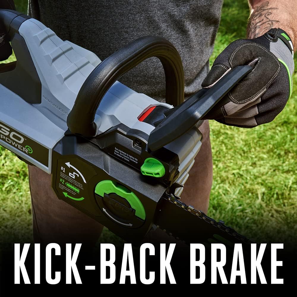 EGO POWER+ Chain Saw  16” Battery Powered Chainsaw  Electric Cordless  Includes 56V 2.5Ah Battery and Charger – CS1611
