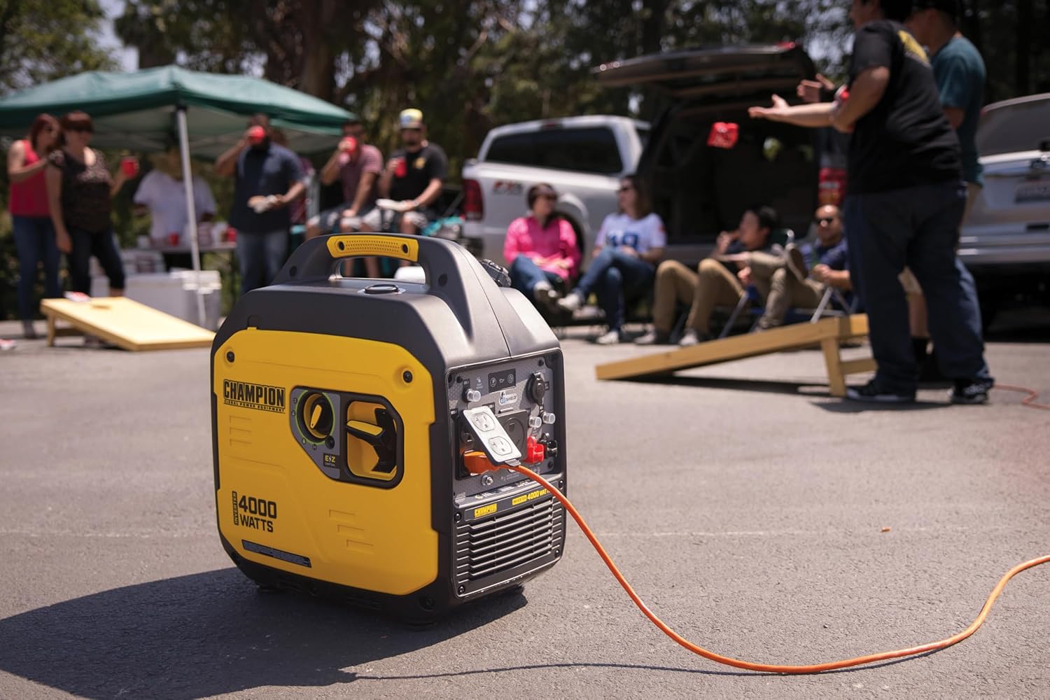 Champion Power Equipment 4000-Watt RV Ready Portable Inverter Generator with Quiet Technology and CO Shield