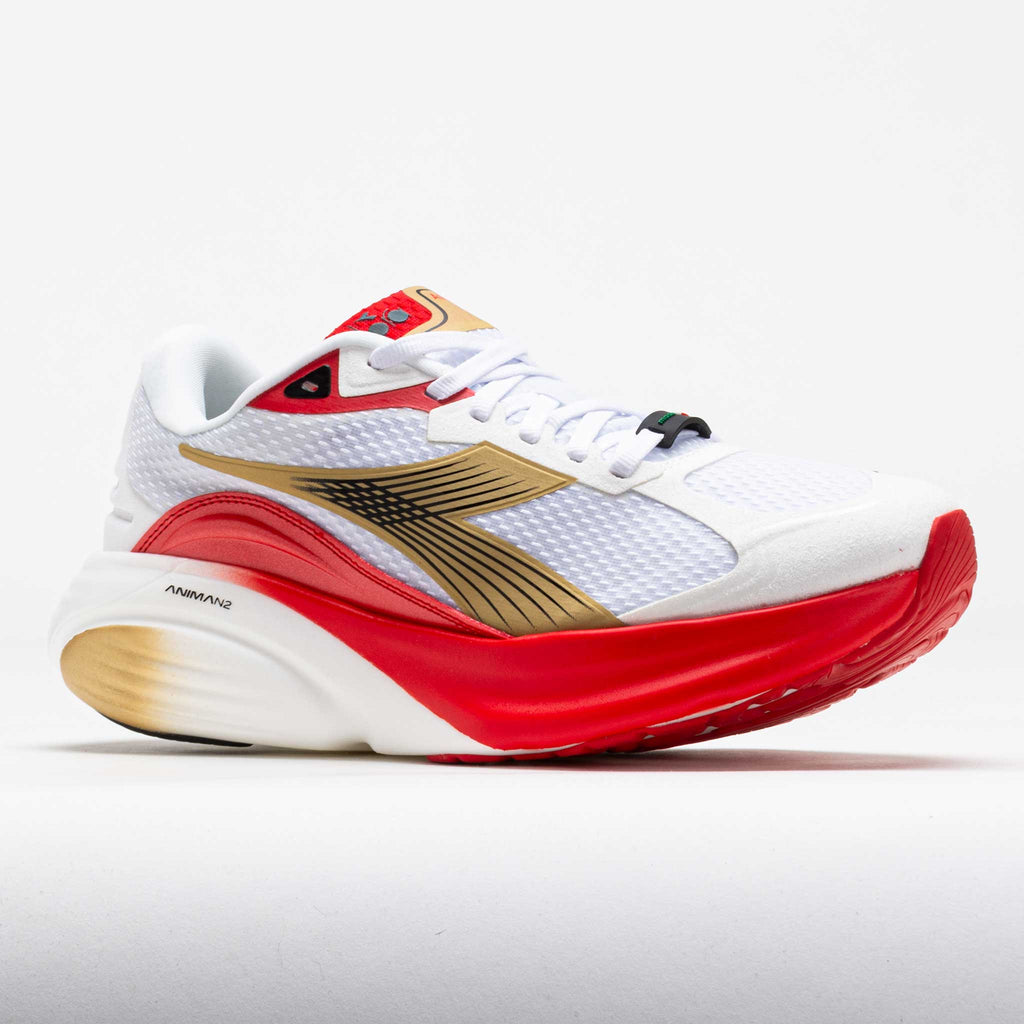 Diadora Atomo Star Unisex White/Metallic Gold/Firey Red