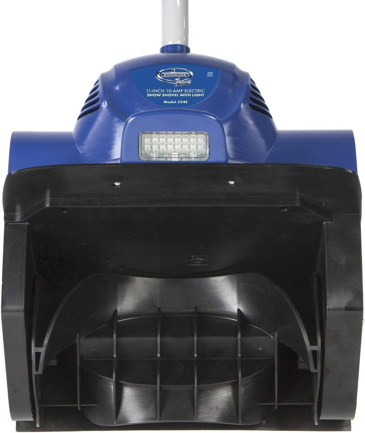 Snow Joe Corded Electric Snow Shovel  10 Amp Powered Snow Thrower with Headlight and 11" Clearing Path for Decks  Steps  Patios and Sidewalks  324E