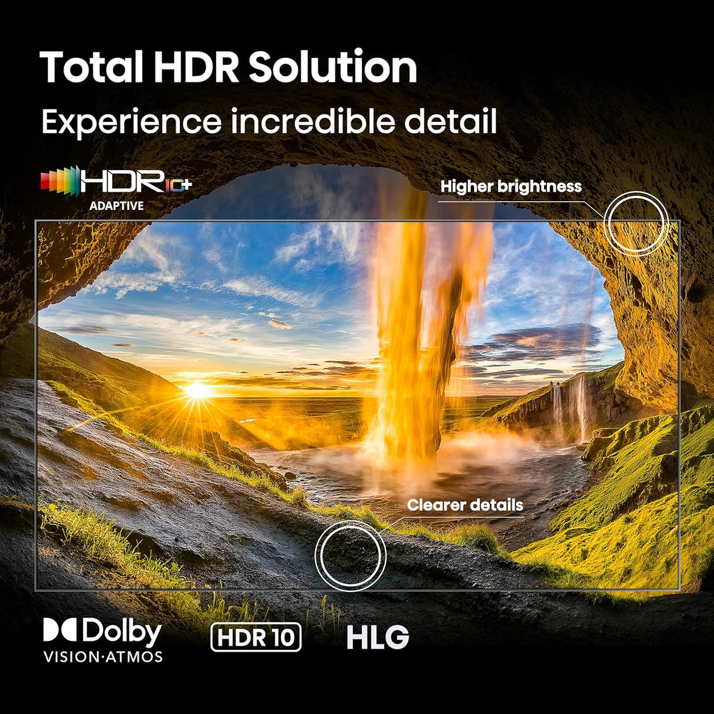 Hisense 65" E6 Cinema Series Hi-QLED 4K UHD Smart Fire TV (65E6QF  2025 Model) -AI Light Sensor  Dolby Vision · Atmos  Voice Remote with Alexa  Motion Rate 120  HDR 10+ Adaptive  Game Mode Plus