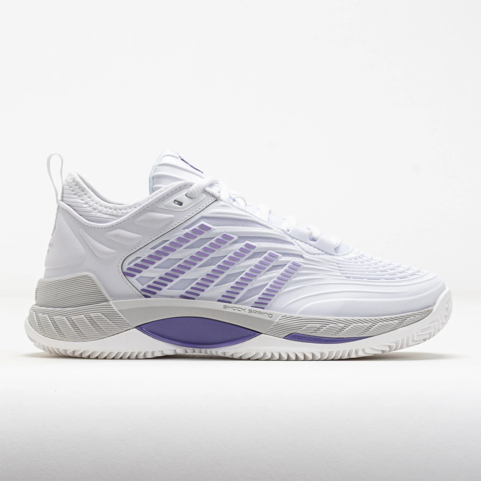 K-Swiss Hypercourt Supreme 2 Clay Women's White/Lunar Rock/Purple Haze