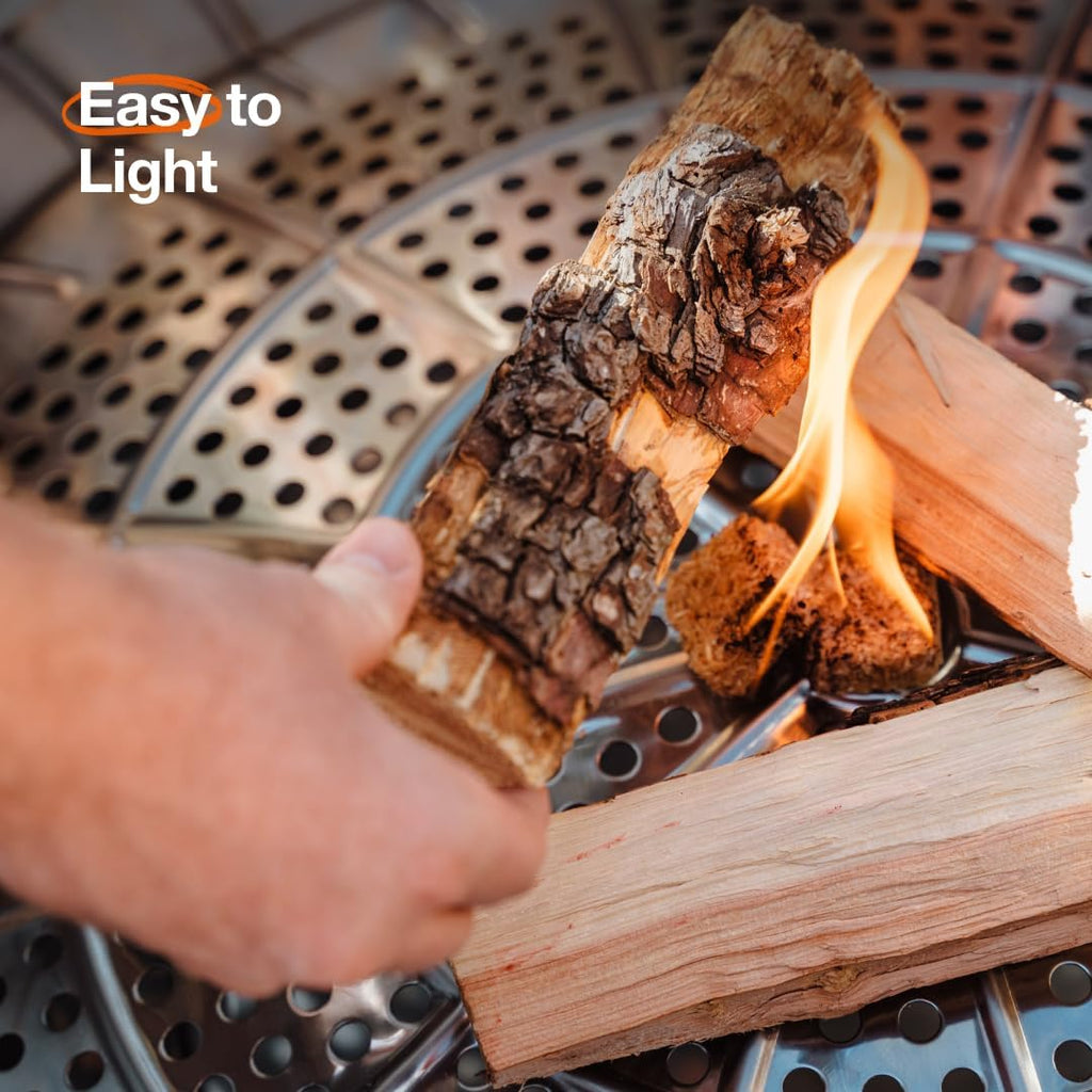 Solo Stove Yukon 27 Inch Smokeless Fire Pit with Removable Ash Pan - Wood Burning Portable Stainless Steel Outdoor Fireplace  Stainless Steel  Ideal for 6 or More People  38 lbs