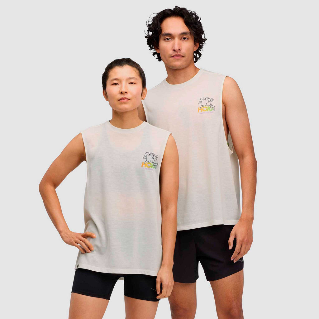 HOKA Global Run Day Sleeveless Tee Unisex