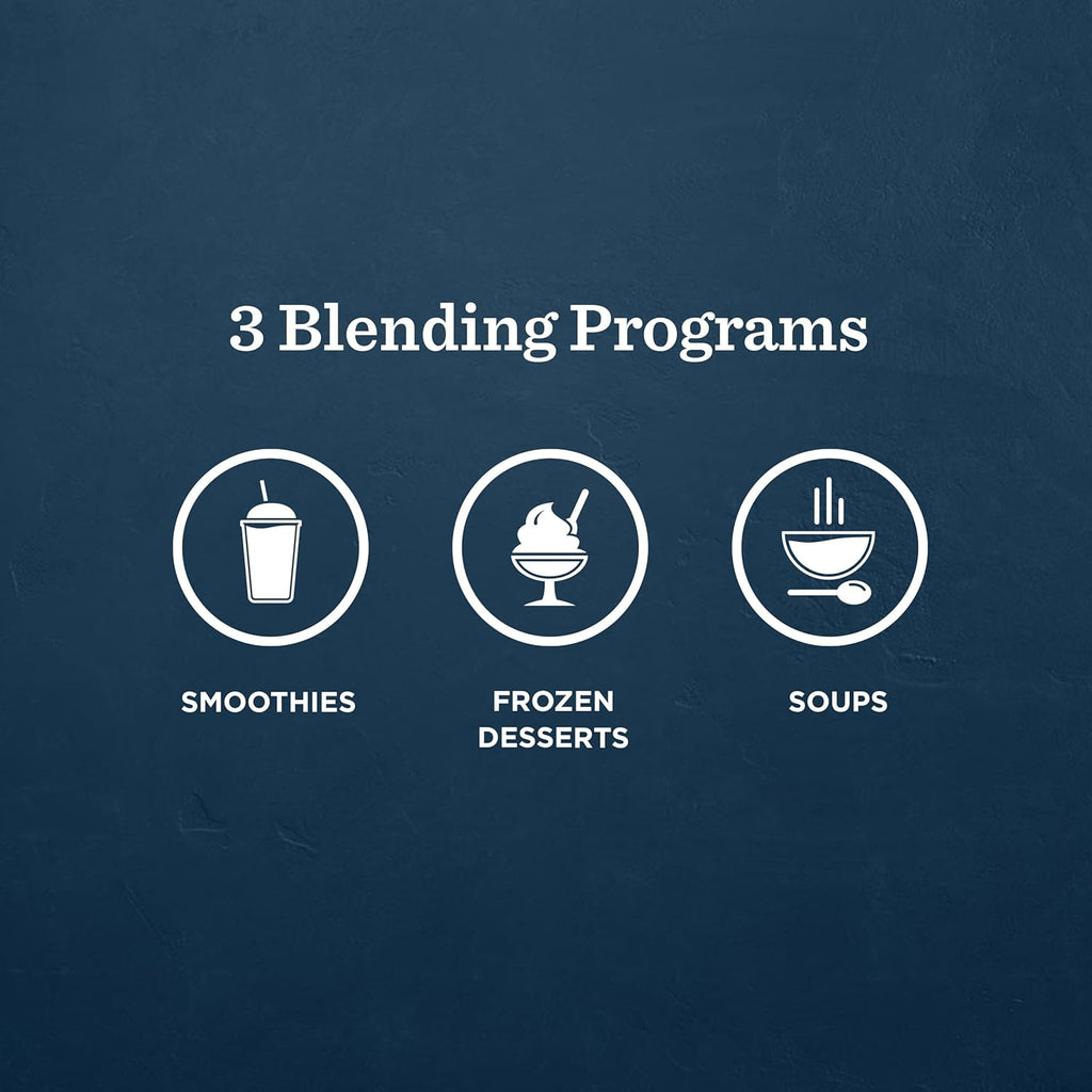 Vitamix Ascent X2 Blender with Three Blending Programs, Self-Cleaning Program, Professional-Grade Blender for Smoothies, Soups and More, Stainless-Steel Blades, 48 Oz Container, Midnight Blue