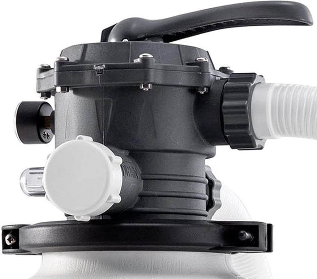 Intex Sand Filter Pump & Saltwater System for Up to 15 000 Gal Pools  Krystal Clear - Automatic Algae Control & Above-Ground Swimming Pool Cleaning