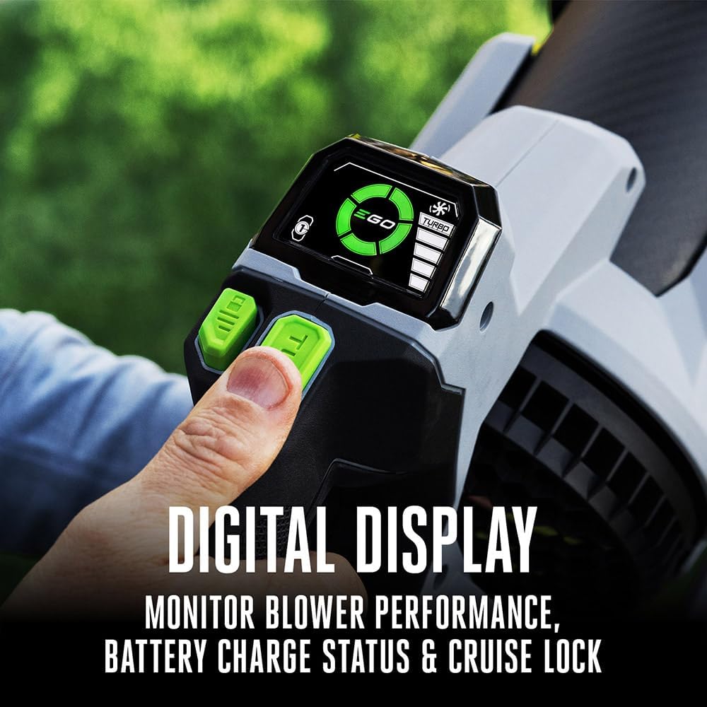 EGO Power+ Leaf Blower  Cordless Electric 880 CFM  Includes (2) 56V 4.0Ah Batteries and Charger - LB8803-2
