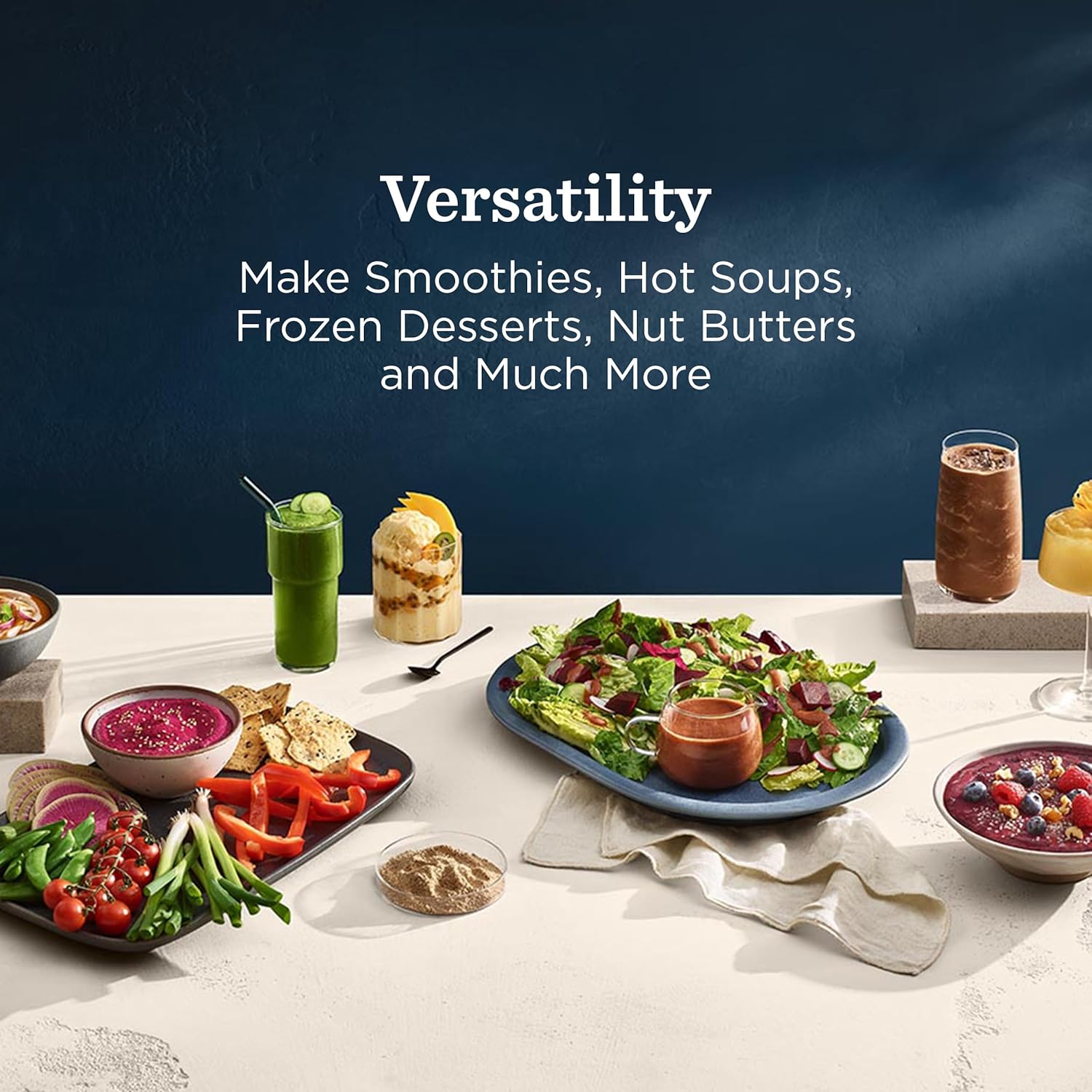 Vitamix Ascent X5 Blender with 10 Blending Programs, Self-Cleaning Program, Professional-Grade Blender for Smoothies, Soups and More, Stainless-Steel Blades, 48 Oz Container, Graphite Metal Finish