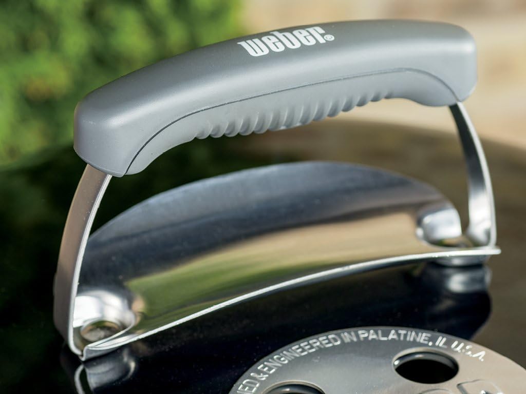 Weber Original Kettle Charcoal Grill  22-Inch  Black – Classic Outdoor BBQ Grill with One‑Touch™ Cleaning System & Precise Temperature Control Dampers