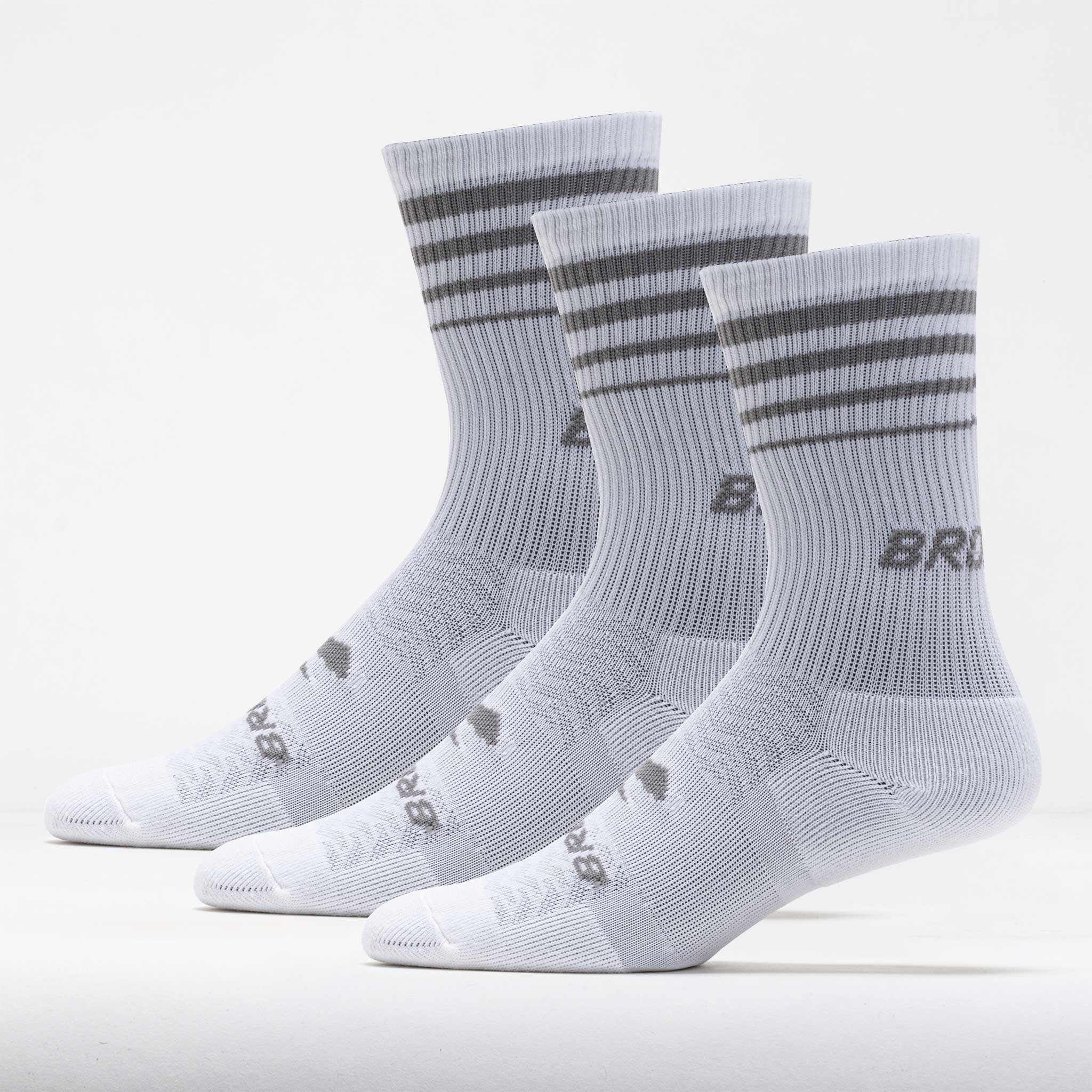 Brooks Run-In Crew Sock 3 Pack
