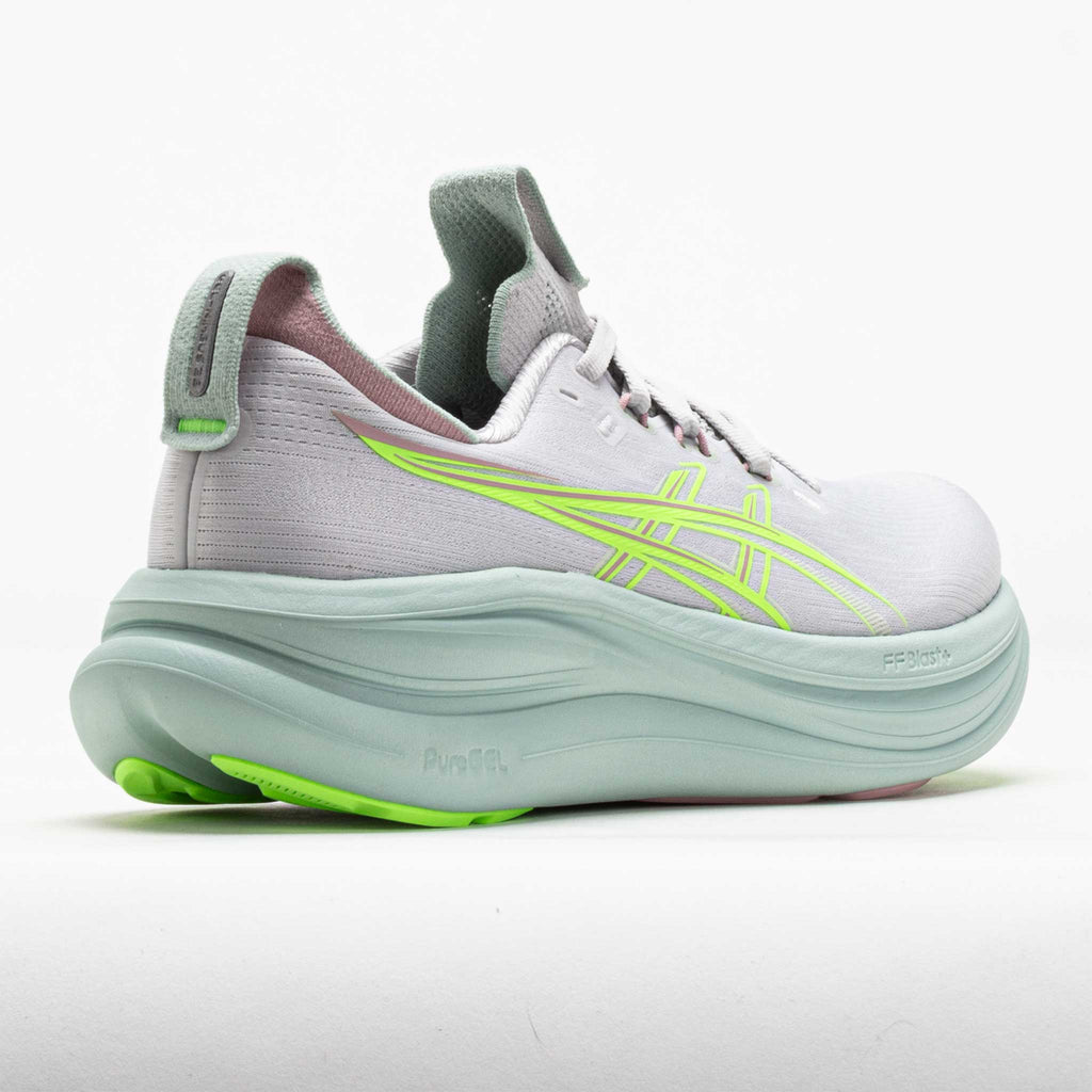 ASICS GEL-Nimbus 28 Women's Cloud Grey/Illuminate Green