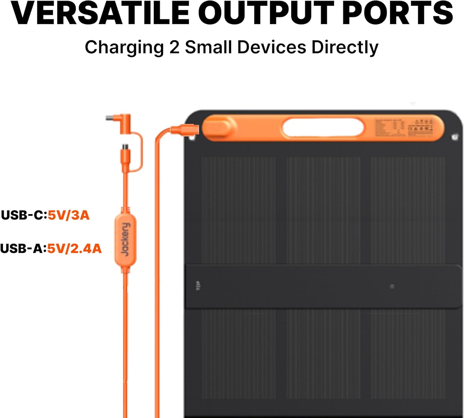Jackery SolarSaga 200W Portable Solar Panel IP68 Foldable Bifacial Solar Panels Compatible with Jackery Explorer Power Station and Solar Generator for Rooftops Outdoor Camping Off-Grid and RVs