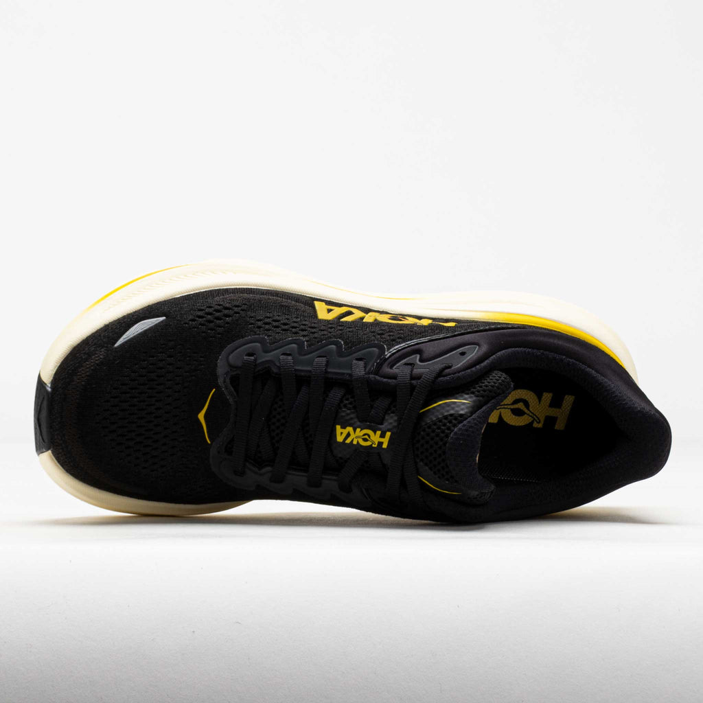 HOKA Bondi 9 Men's Carbon Black/Yellow Gold