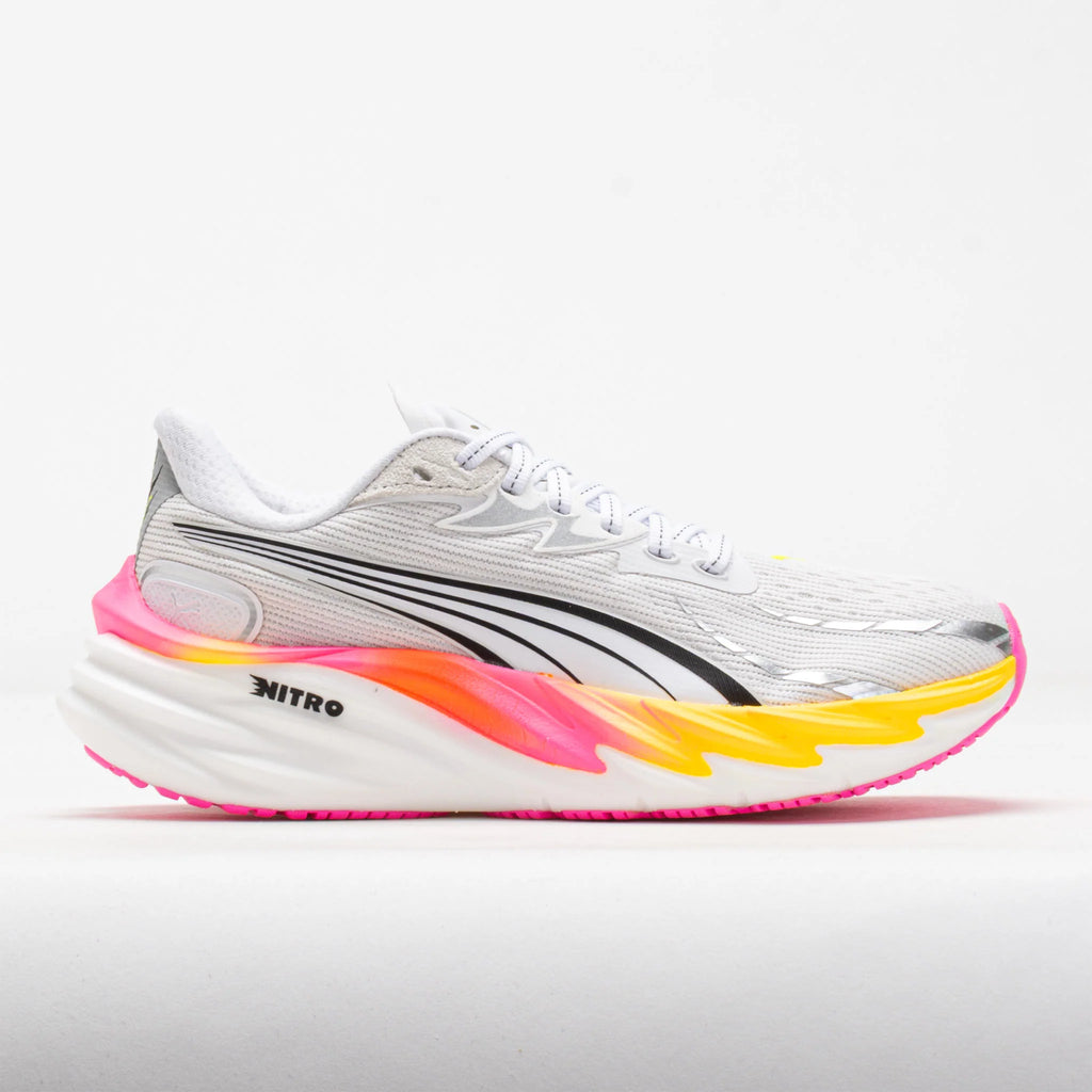 Puma Velocity NITRO 4 Women's White/Glowing Red/Poison Pink