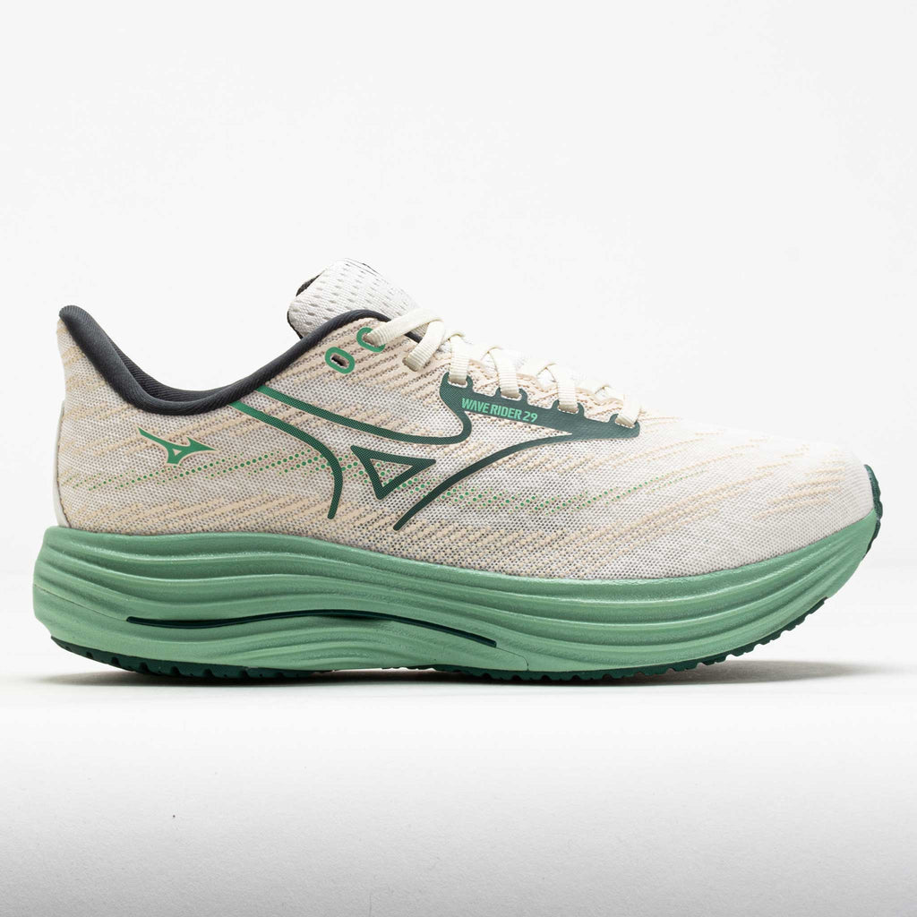 Mizuno Wave Rider 29 Men's White/Bistro Green