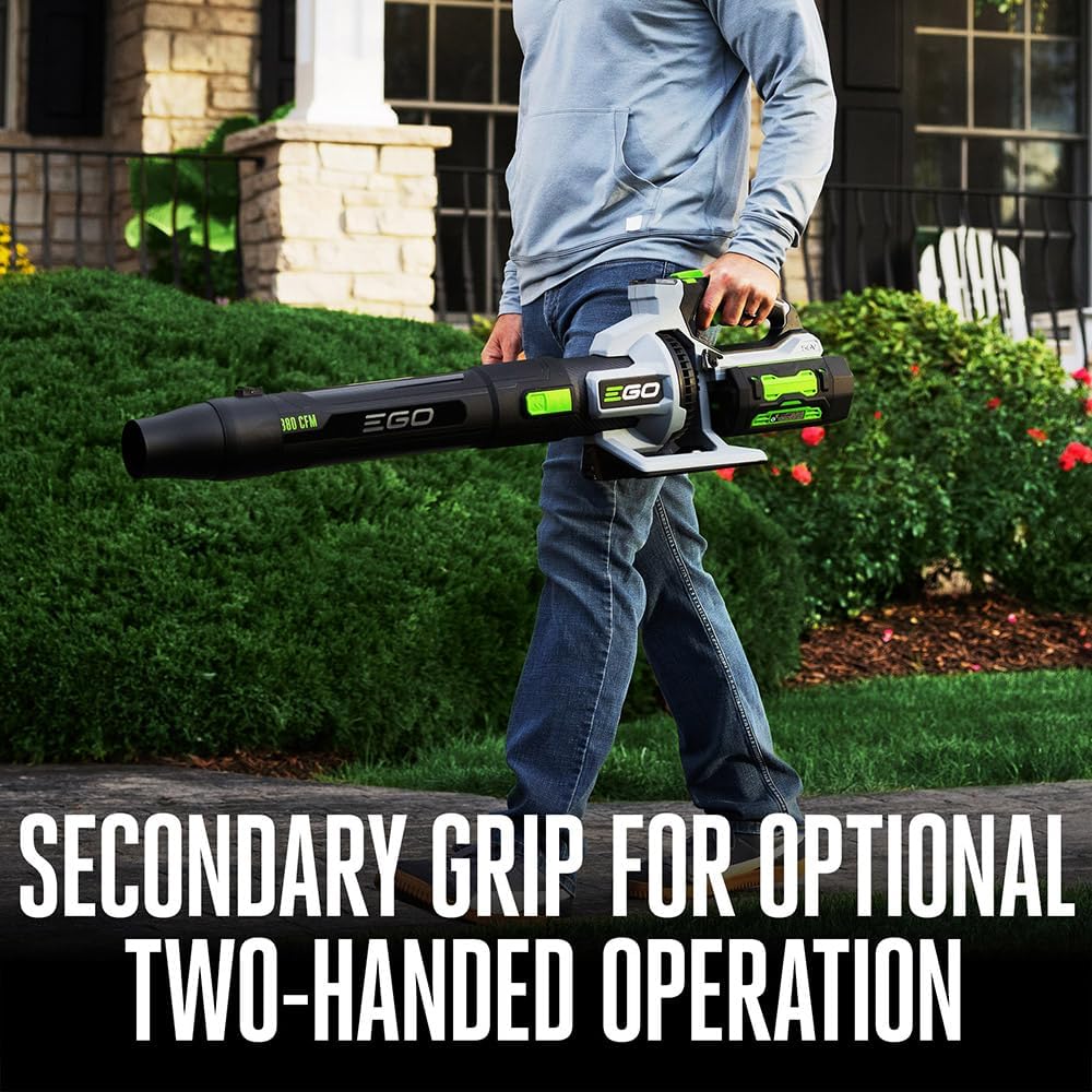 EGO Power+ Leaf Blower  Cordless Electric 880 CFM  Includes (2) 56V 4.0Ah Batteries and Charger - LB8803-2