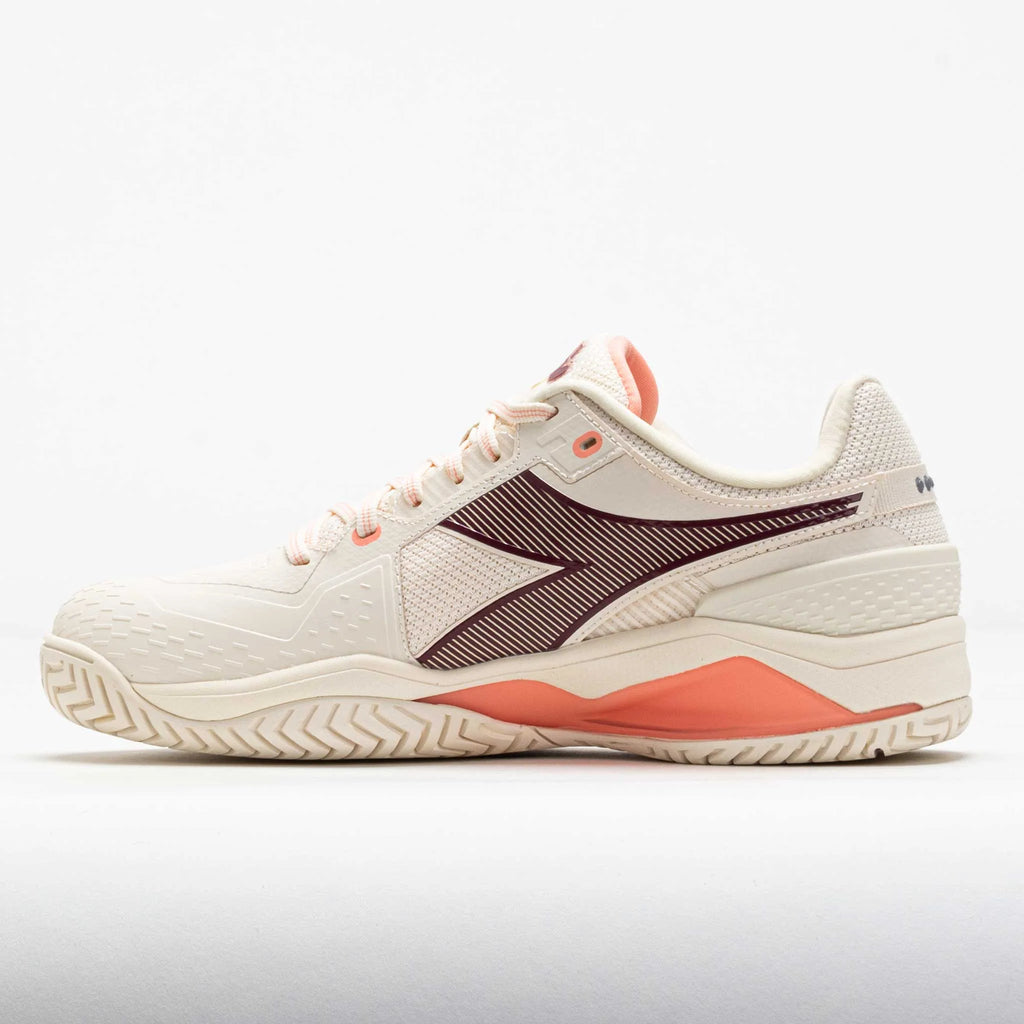 Diadora Blushield Torneo 3 AG Women's White/Maroon/Desert Flower
