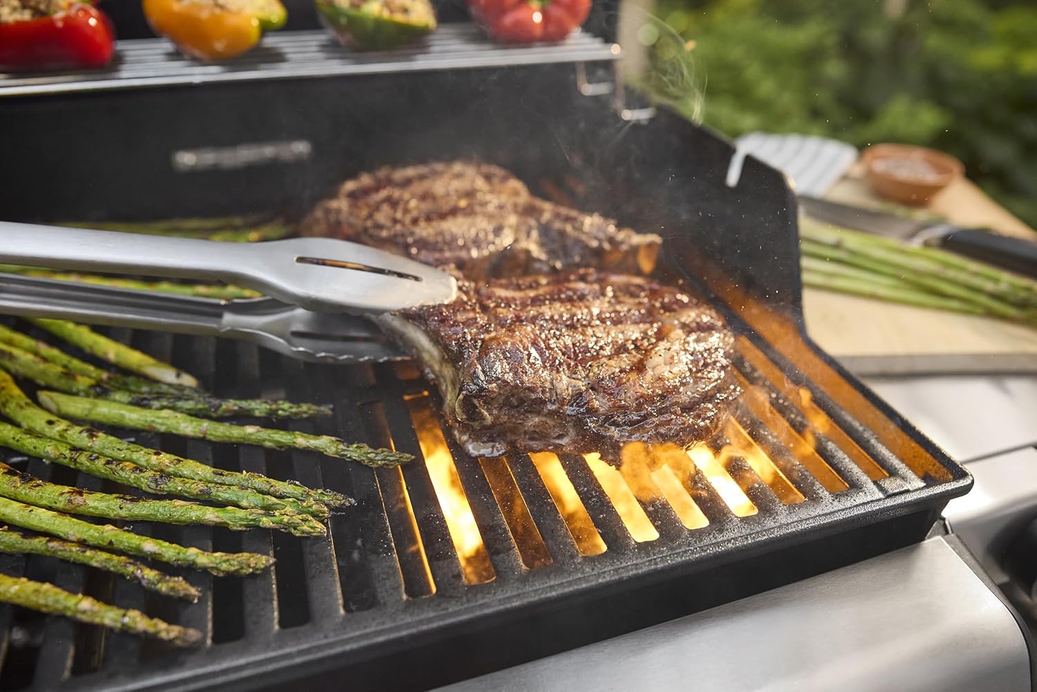 Weber Spirit E-325 Liquid Propane Gas Grill for Outdoor Cooking and BBQ  3 Burners and 2 Boost Burners  Black – Porcelain-Enameled Cast-Iron Grates  Sear Zone