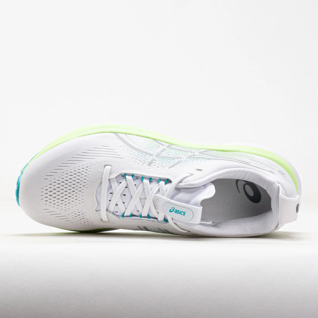 ASICS GEL-Kayano 33 Men's White/Energy Aqua
