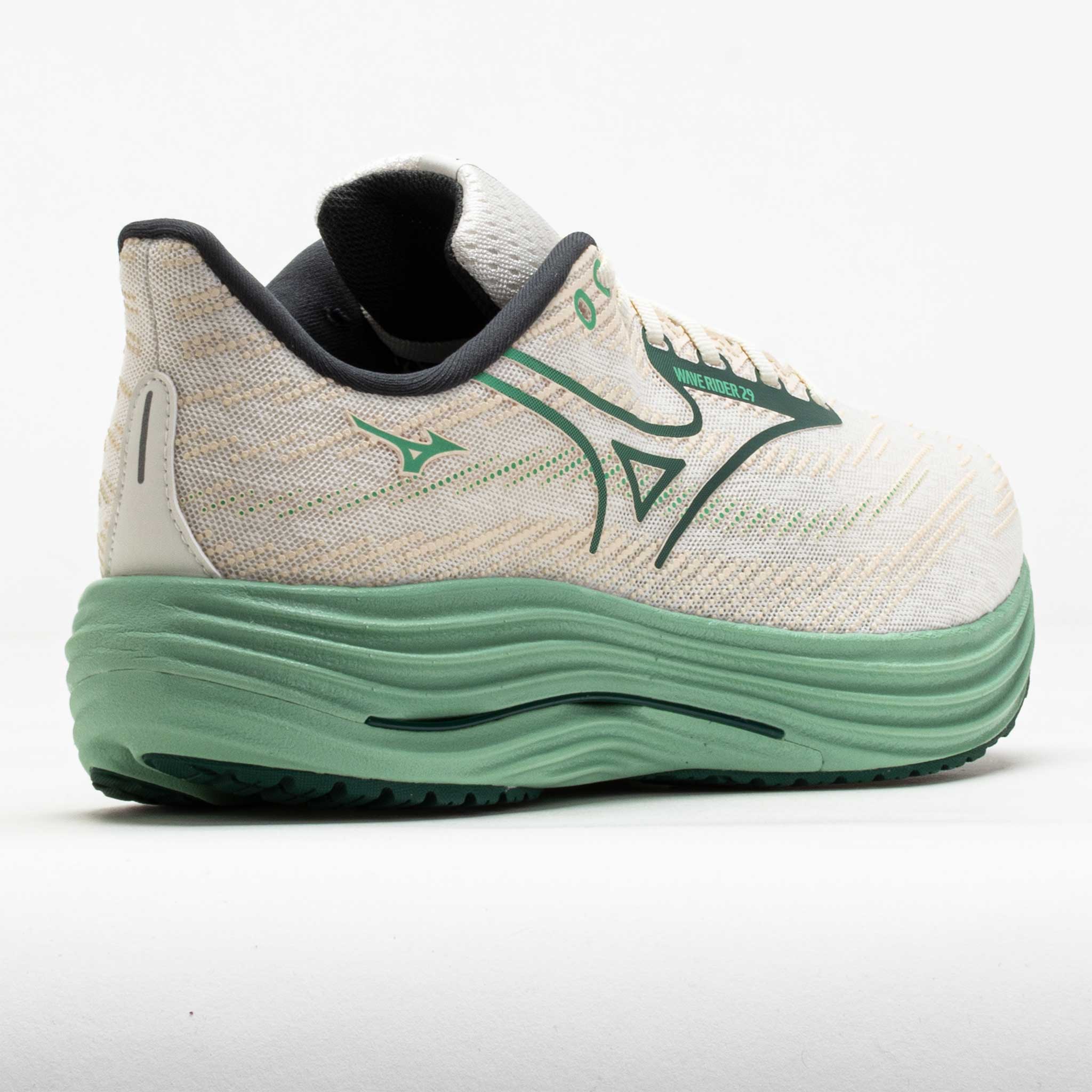 Mizuno Wave Rider 29 Men's White/Bistro Green