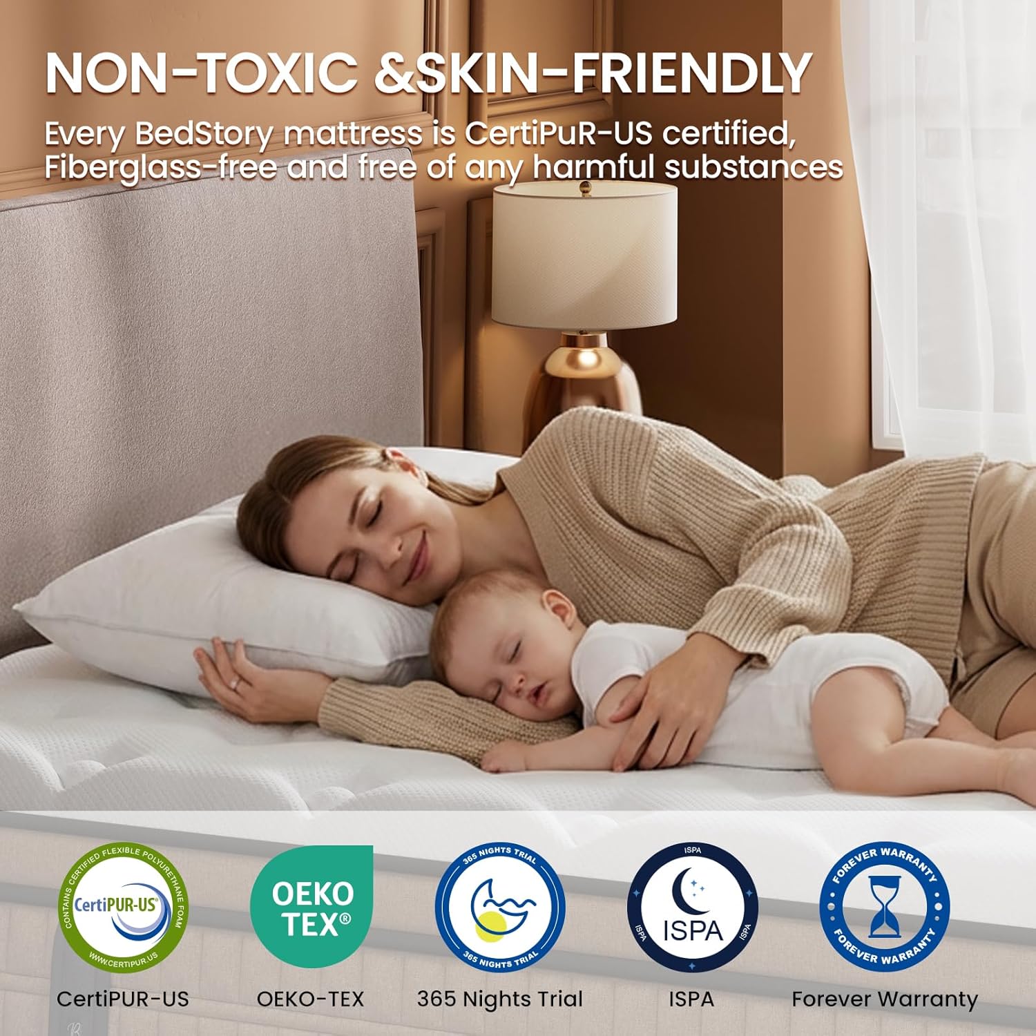 BedStory Extra Firm Queen Mattress 14 inch - Pain-Relieving Hybrid Mattress for Extra Lumbar & Hip Support - No Sagging Bed in a Box - 365-Night Trial - No Odor, Fiberglass-Free, CertiPUR-US Certified