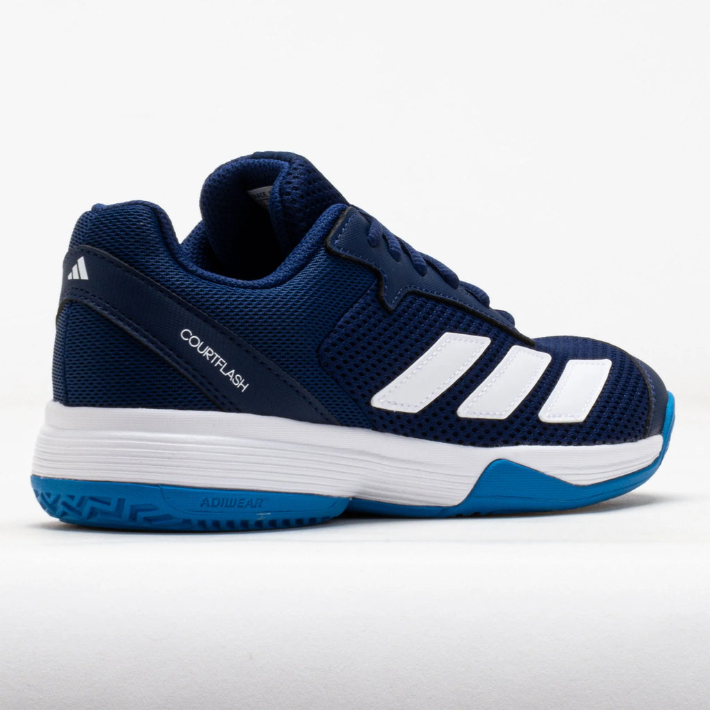 adidas CourtFlash Junior Dark Blue/White/Bright Blue