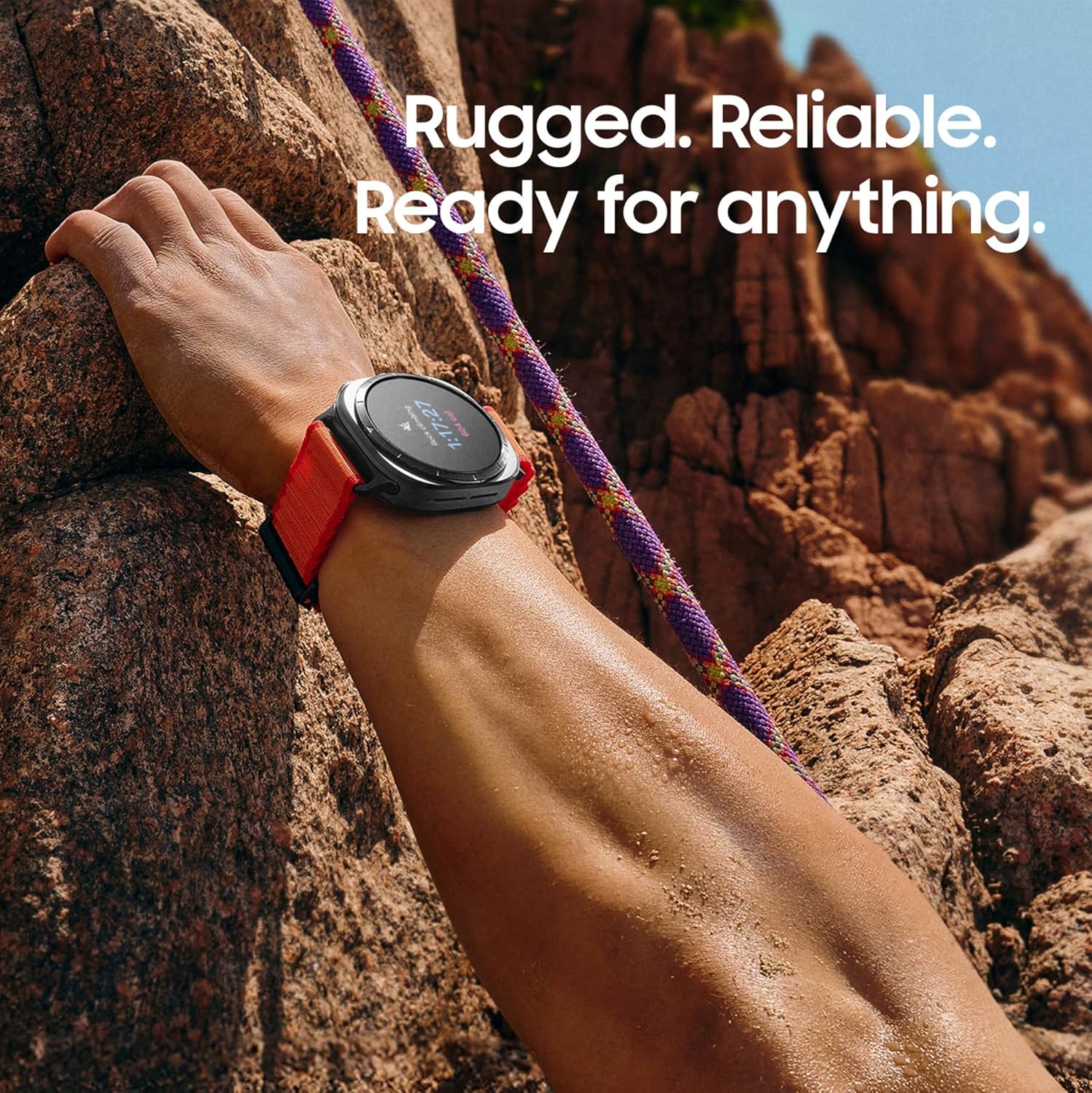 Samsung Galaxy Watch Ultra (2025) 47mm LTE Smartwatch  Titanium Casing  Advanced Sleep Coaching  Running Coach  Energy Score  Heart Rate Tracking  GPS  Titanium Silver US Version  2 Yr Warranty