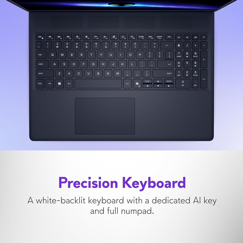 Alienware 16 Aurora Gaming Laptop AC16250-16" WQXGA 120Hz Display  Intel Core 7-240H Processor  16GB DDR5 RAM  1TB SSD  NVIDIA GeForce RTX 5050 8GB Graphics  Windows 11 Home  Onsite Service - Blue
