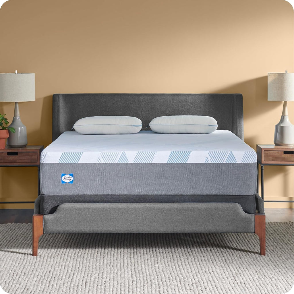 Sealy Dreamlife 12” Foam Mattress-in-a-Box, California King, SealyComfort Gel Memory Foam, SealySupport Transition Foam, Surface-Guard Technology