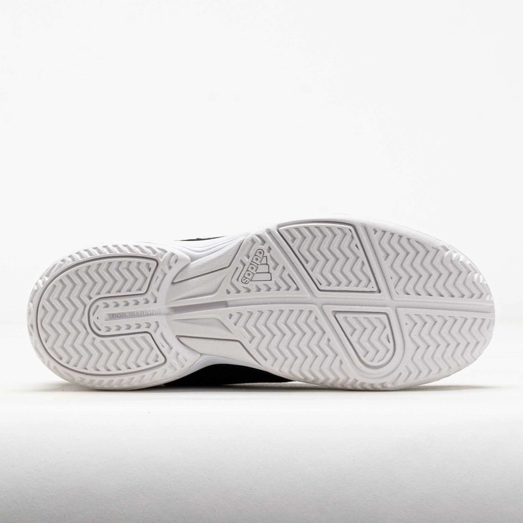 adidas CourtFlash Junior White/Silver Metallic/Core Black
