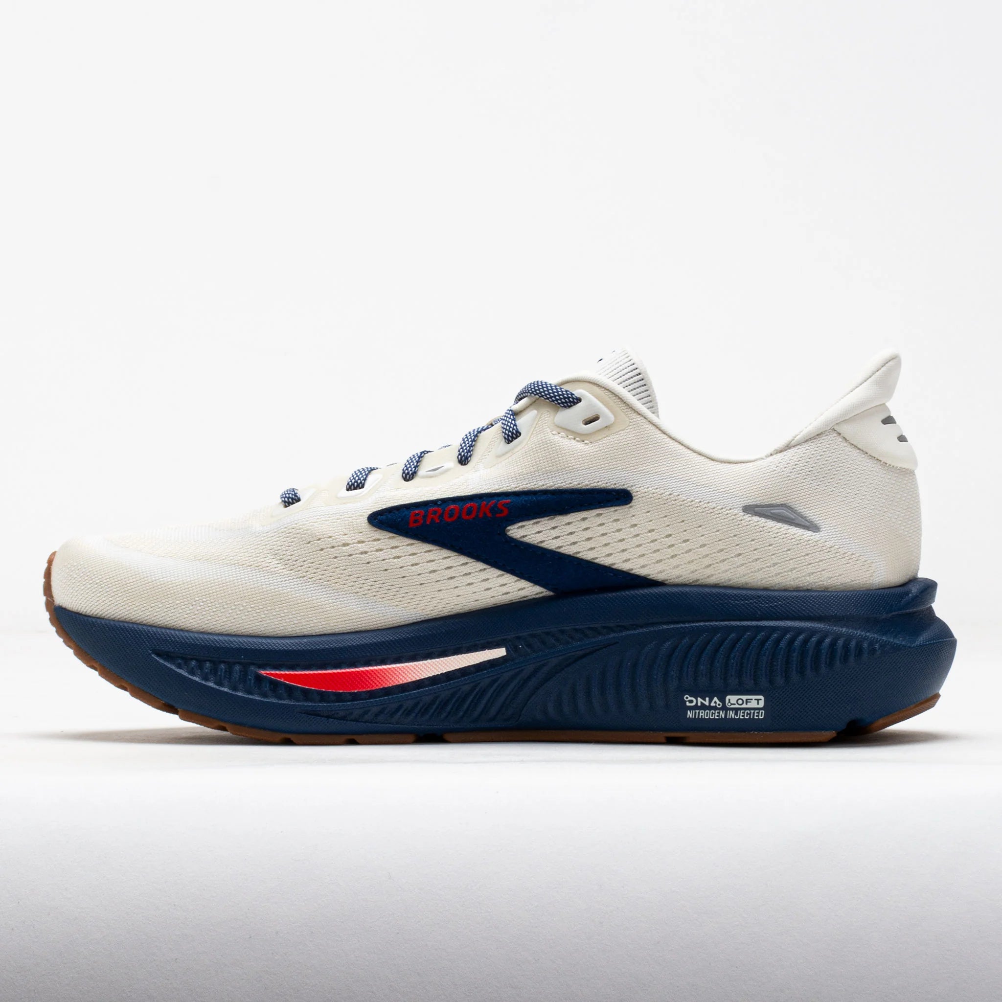 Brooks Ghost 18 Men's Coconut/Red/Blue