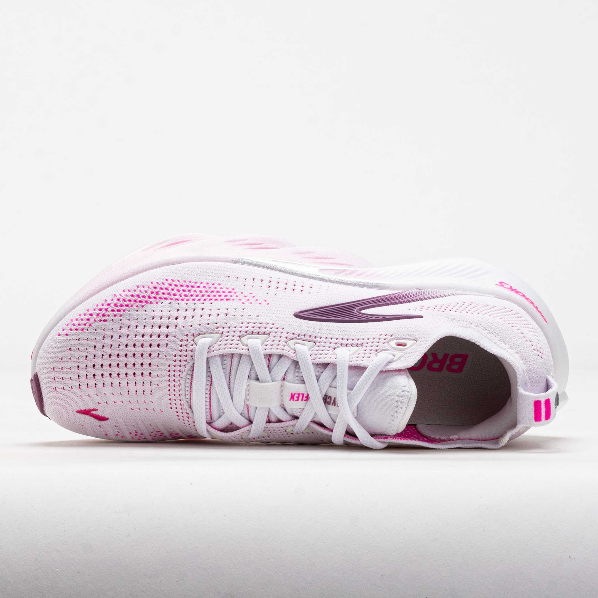 Brooks Glycerin Flex Women's White/Cyber Pink/Argyle