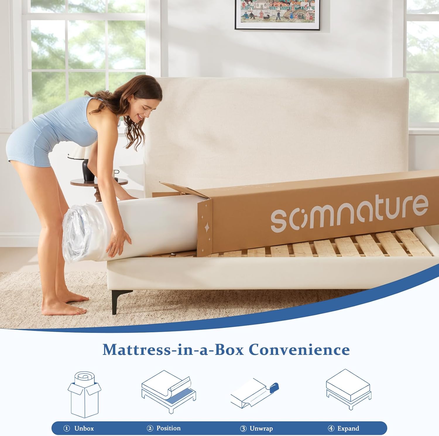 Full Mattress in a Box, 12 Inch Cooling Gel Memory Foam Mattress for Pressure Relief & Deep Sleep, Medium Firm with Motion Isolation, CertiPUR-US Certified, Fiberglass Free