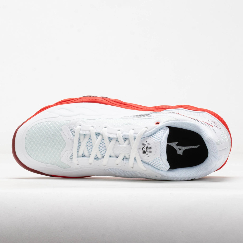 Mizuno Wave Enforce Court AC Men's White/Fiery Red
