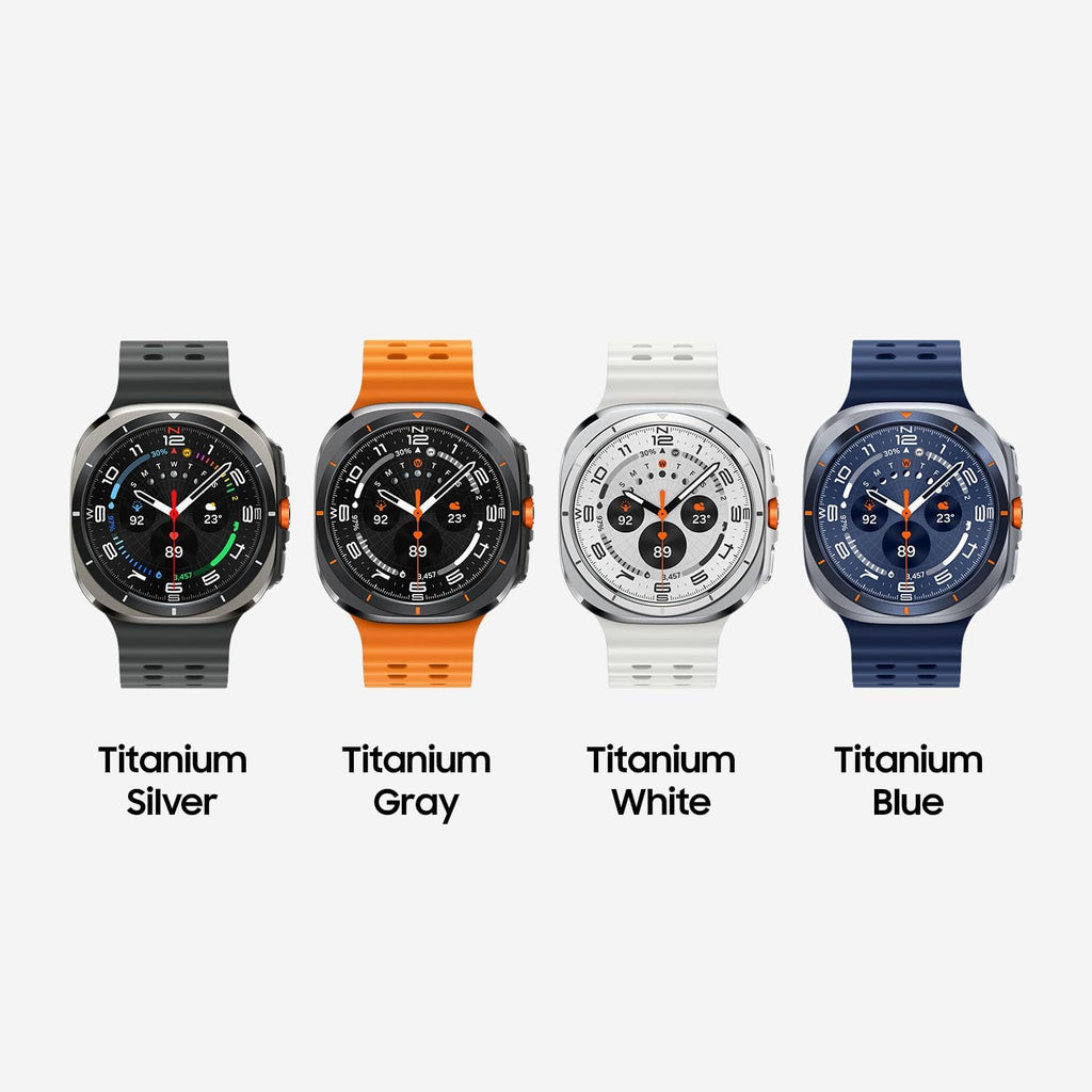 Samsung Galaxy Watch Ultra (2025) 47mm LTE Smartwatch  Titanium Casing  Advanced Sleep Coaching  Running Coach  Energy Score  Heart Rate Tracking  GPS  Titanium Blue US Version  2 Yr Warranty