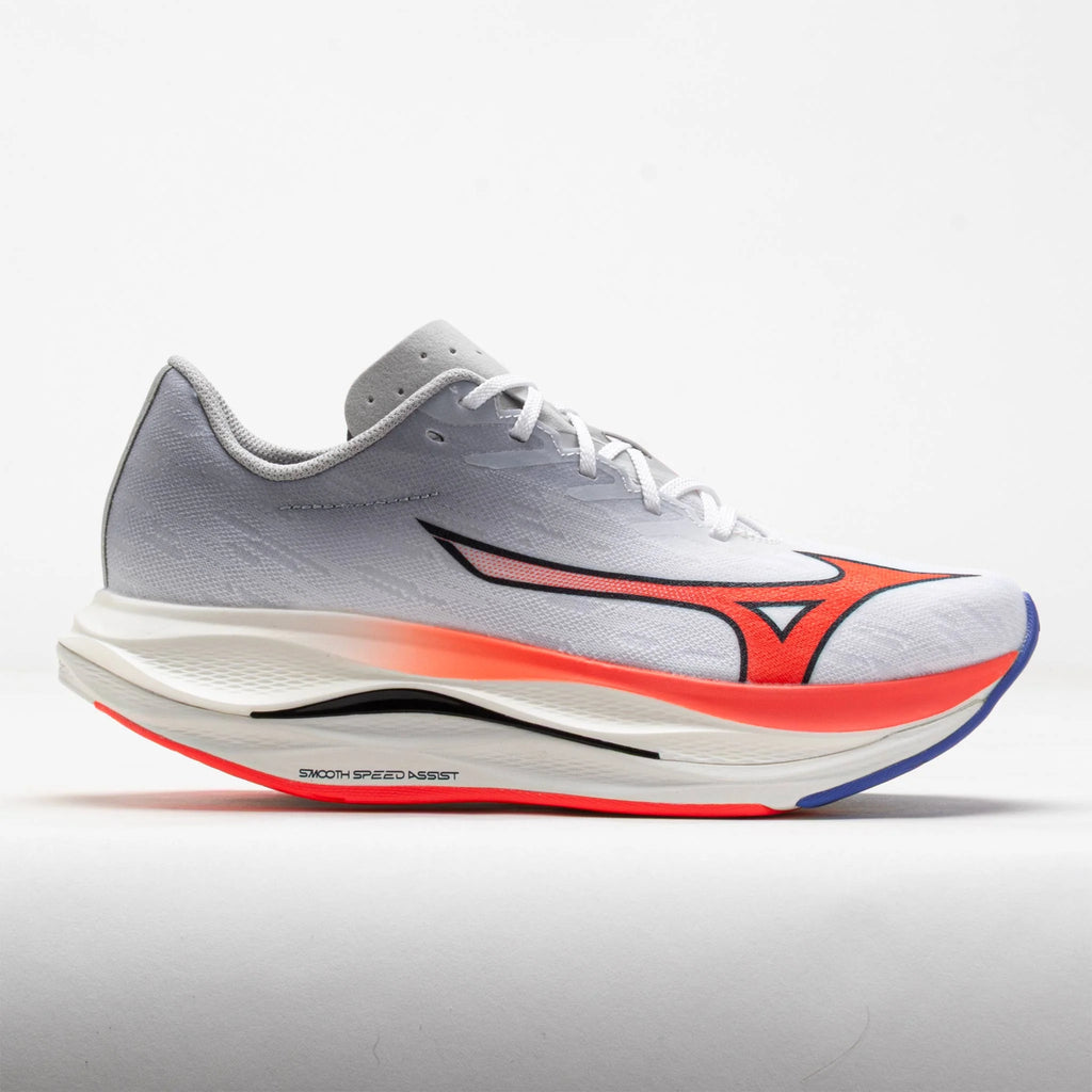 Mizuno Wave Rebellion Flash 3 Men's White/Fiery Coral