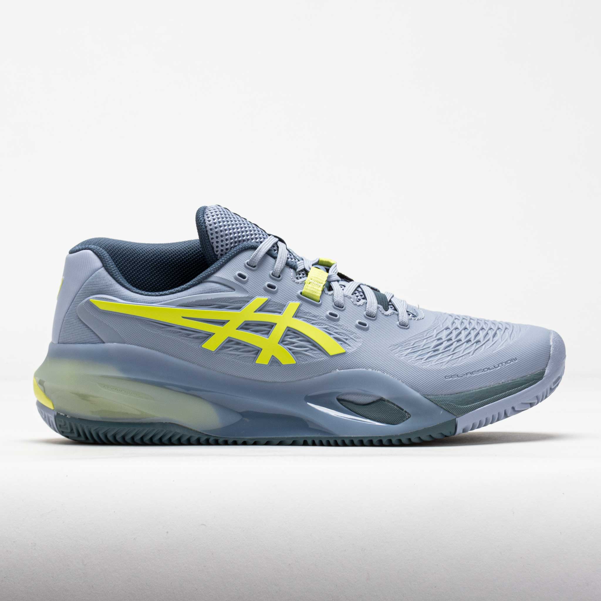 ASICS GEL-Resolution X Clay Men's Grey Blue/Pistachio