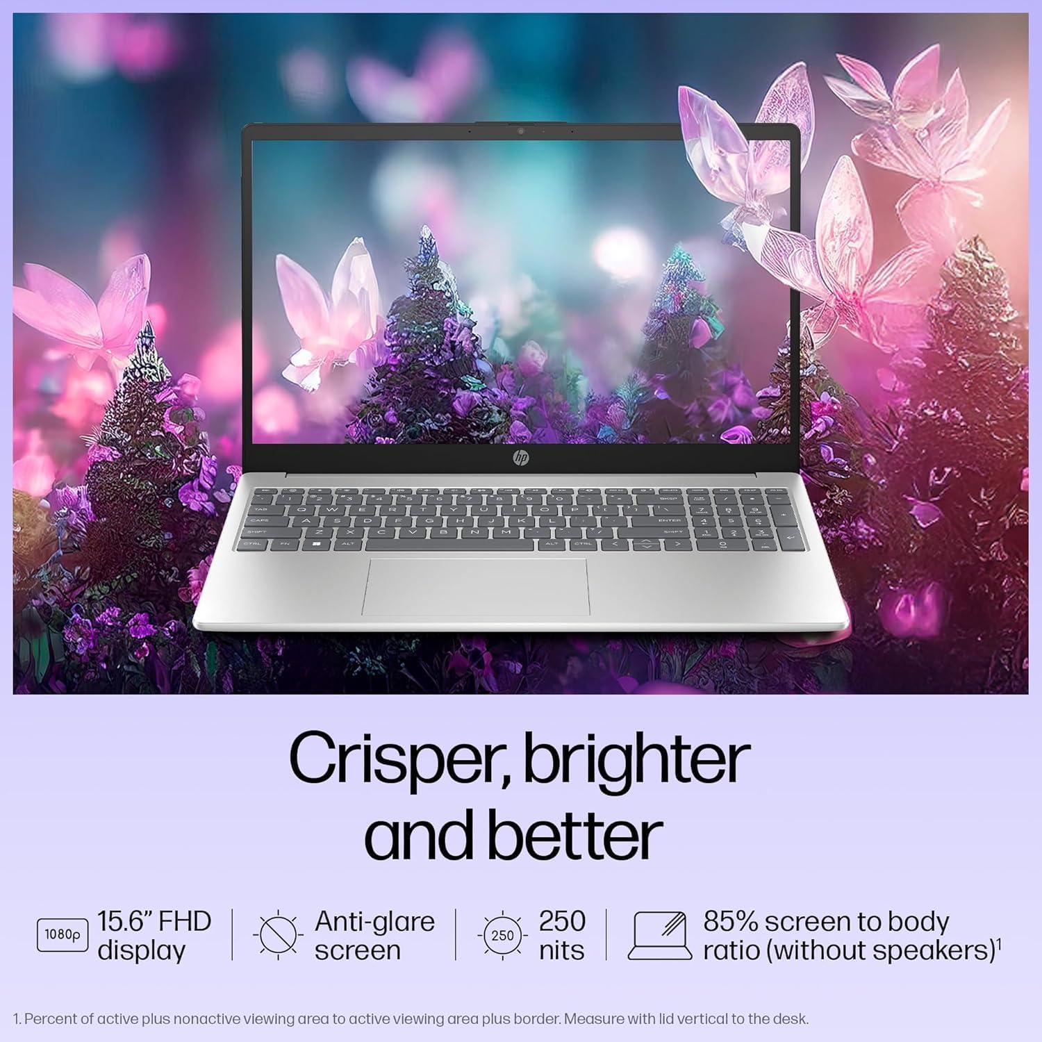 HP 15.6 inch Laptop Computer for Home Study  Intel Quad-Core Processor  16GB DDR4 RAM  512GB PCIe SSD  FHD  WiFi 6  Bluetooth 5.3  Numeric Keypad  HDMI  Type-C  Webcam  Natural Silver  Windows 11 Home