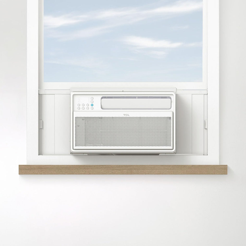 TCL 12,000 BTU Q-Series Smart Inverter Window AC, 115V, Inverter AC for Rooms up to 550-Sq. Ft., Ultra-Quiet, 38% Energy Saving, EZ Install, Open-able Window, Works with Alexa and Google Assistant