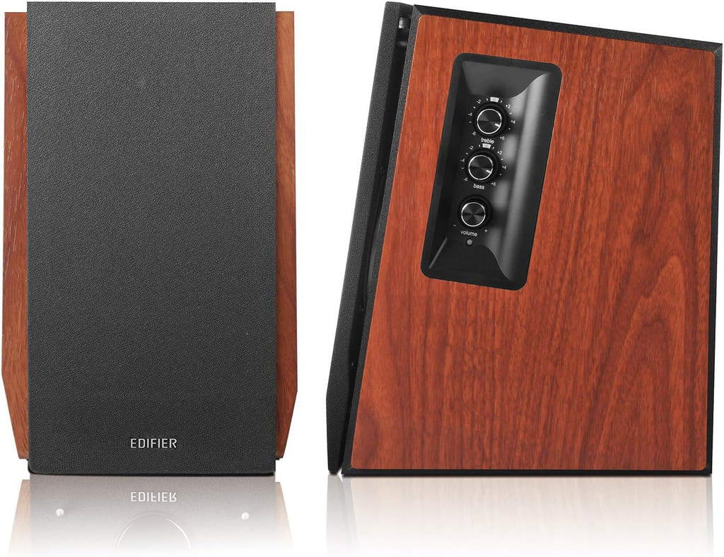 Edifier R1700BTs Active Bluetooth Bookshelf Speakers - 2.0 Wireless Near Field Studio Monitor Speaker - 66w RMS with Subwoofer Line Out
