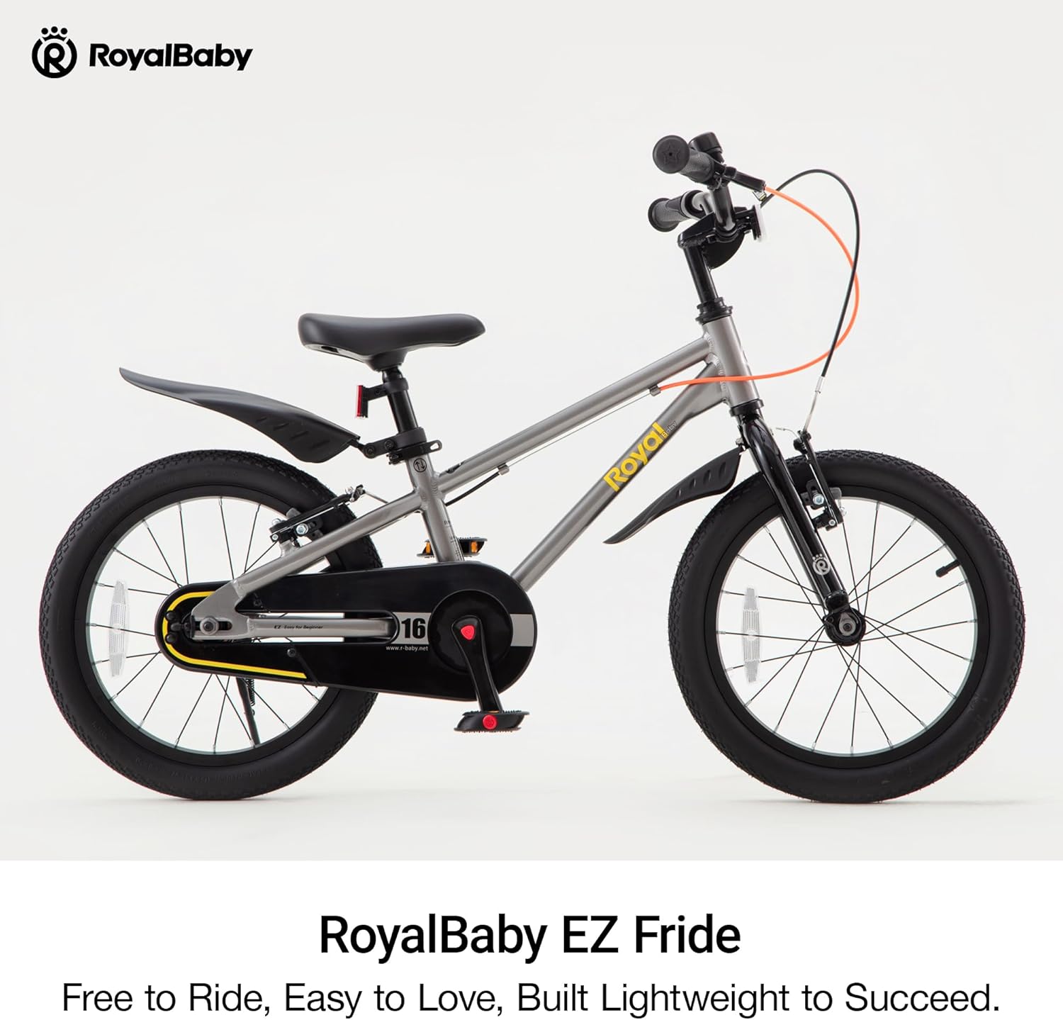 RoyalBaby EZ Fride Kids Bike 16 18 20 Inch, Lightweight Aluminum 2-in-1 Balance to Pedal Bike with One-Key Switch for Boys Girls Ages 4+