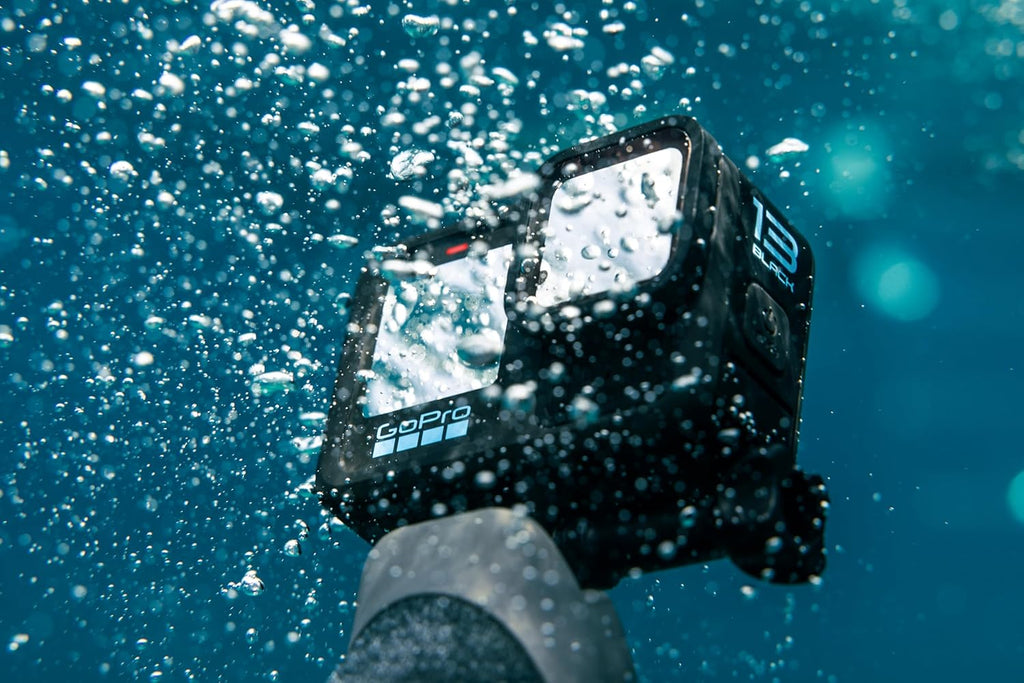 GoPro HERO13 Black Accessory Bundle - Includes The Handler  2 Enduro Batteries  2 Curved Adhesive Mounts  64GB SanDisk MicroSD Card  and Carrying Case