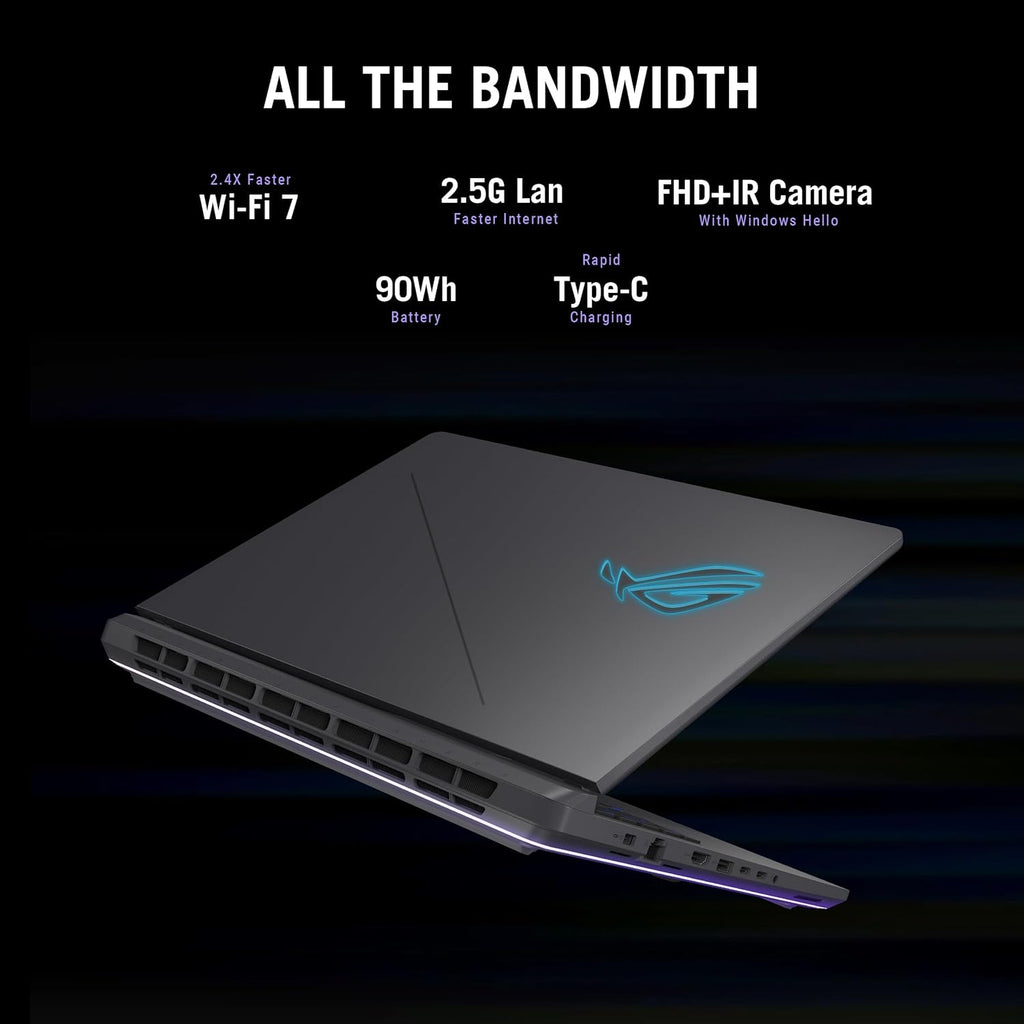 ASUS ROG Strix G16 (2025) Gaming Laptop  16” ROG Nebula Display 16:10 2.5K 240Hz/3ms  NVIDIA® GeForce RTX™ 5060 GPU  Intel® Core™ Ultra 9 Processor 275HX  16GB DDR5  1TB SSD  Wi-Fi 7  Wind11 Home