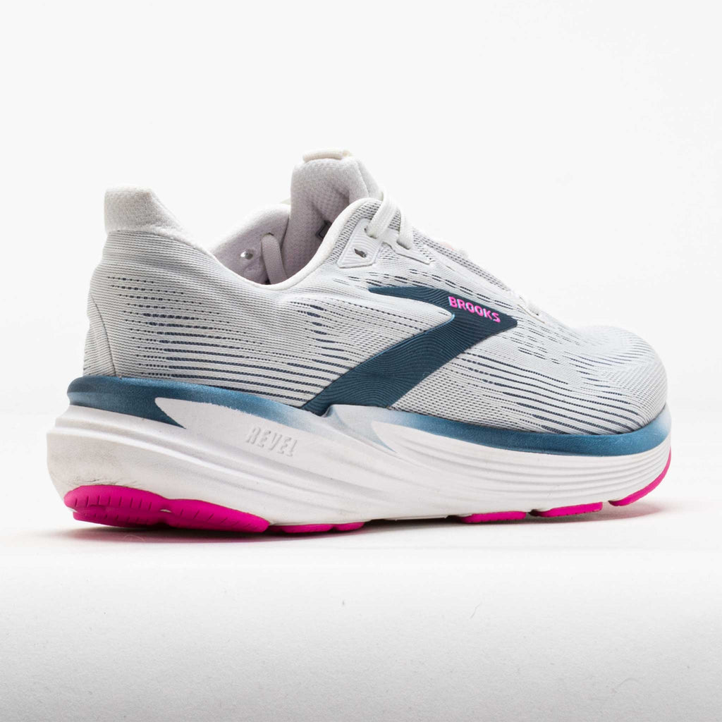Brooks Revel 8 Women's White/Moonlight/Pink
