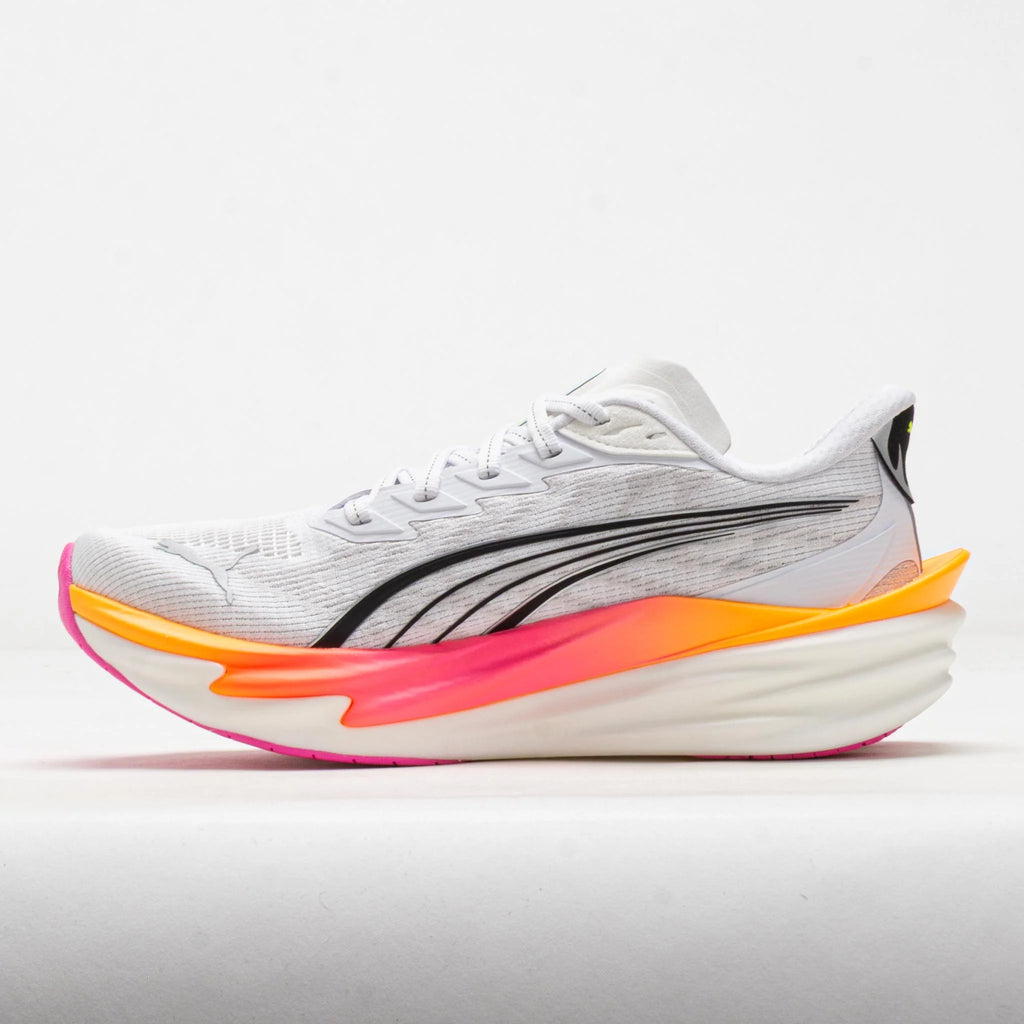 Puma Deviate NITRO 4 Women's White/Poison Pink/Glowing Red